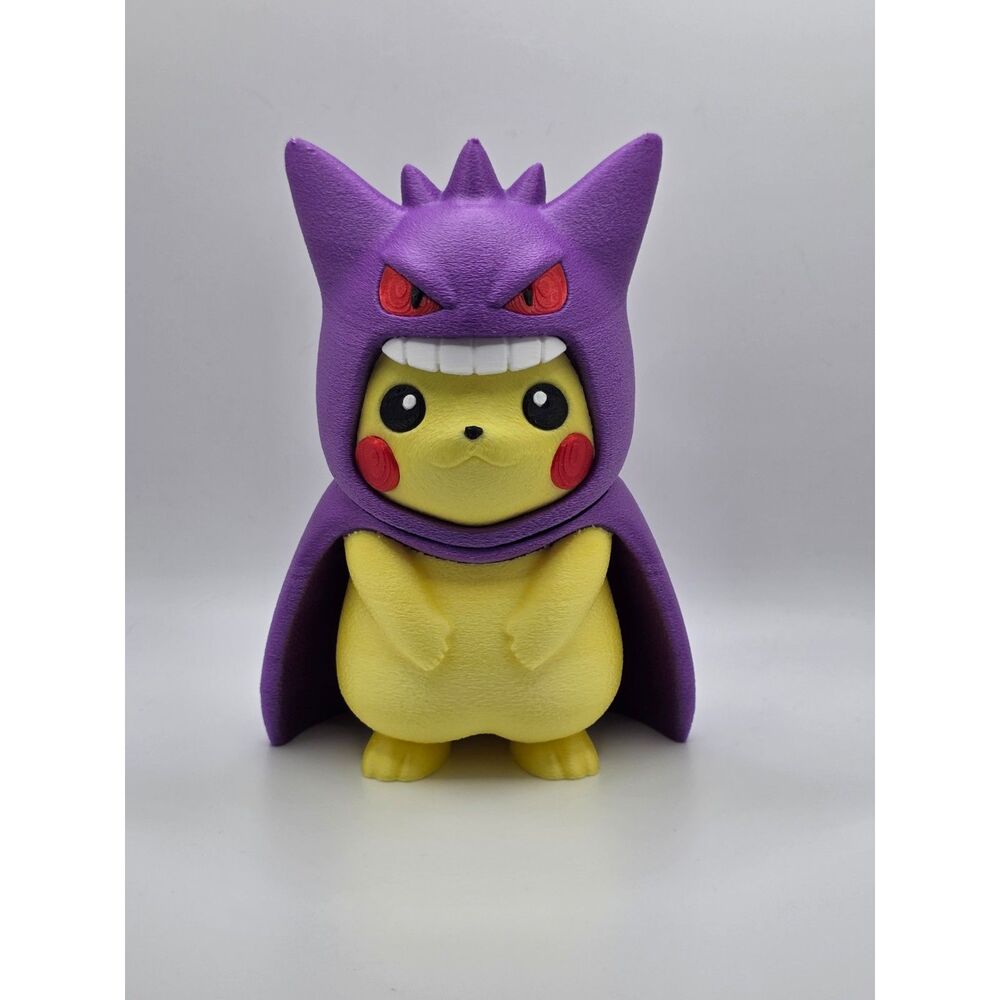 6-Inch Pikachu Cosplaying Gengar 3D Printed Figure